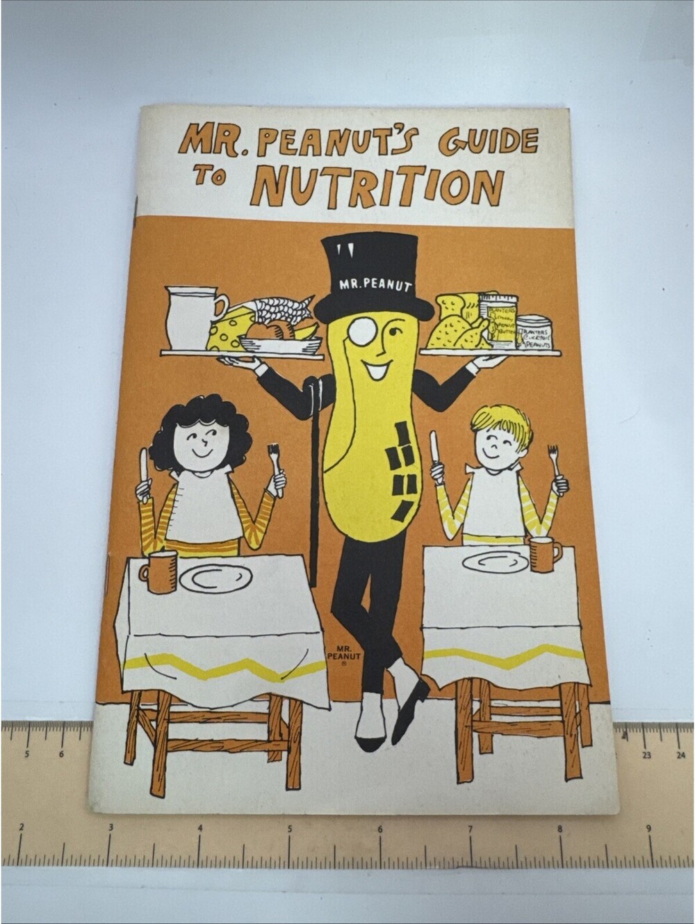 Mr. Peanut's Guide To Nutrition Softcover Booklet 1970 Collector Book